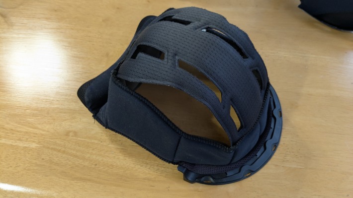 HJCヘルメット内装交換