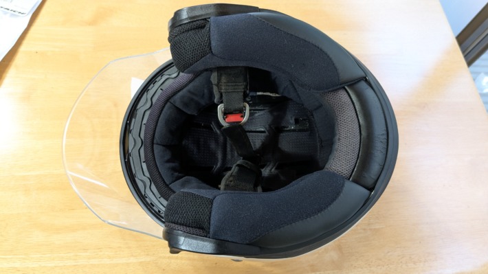 HJCヘルメット内装交換